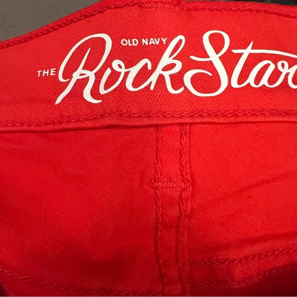 NWOT Old Navy Rock Star Coral Skinny Jeans 2P - Picture 5 of 7